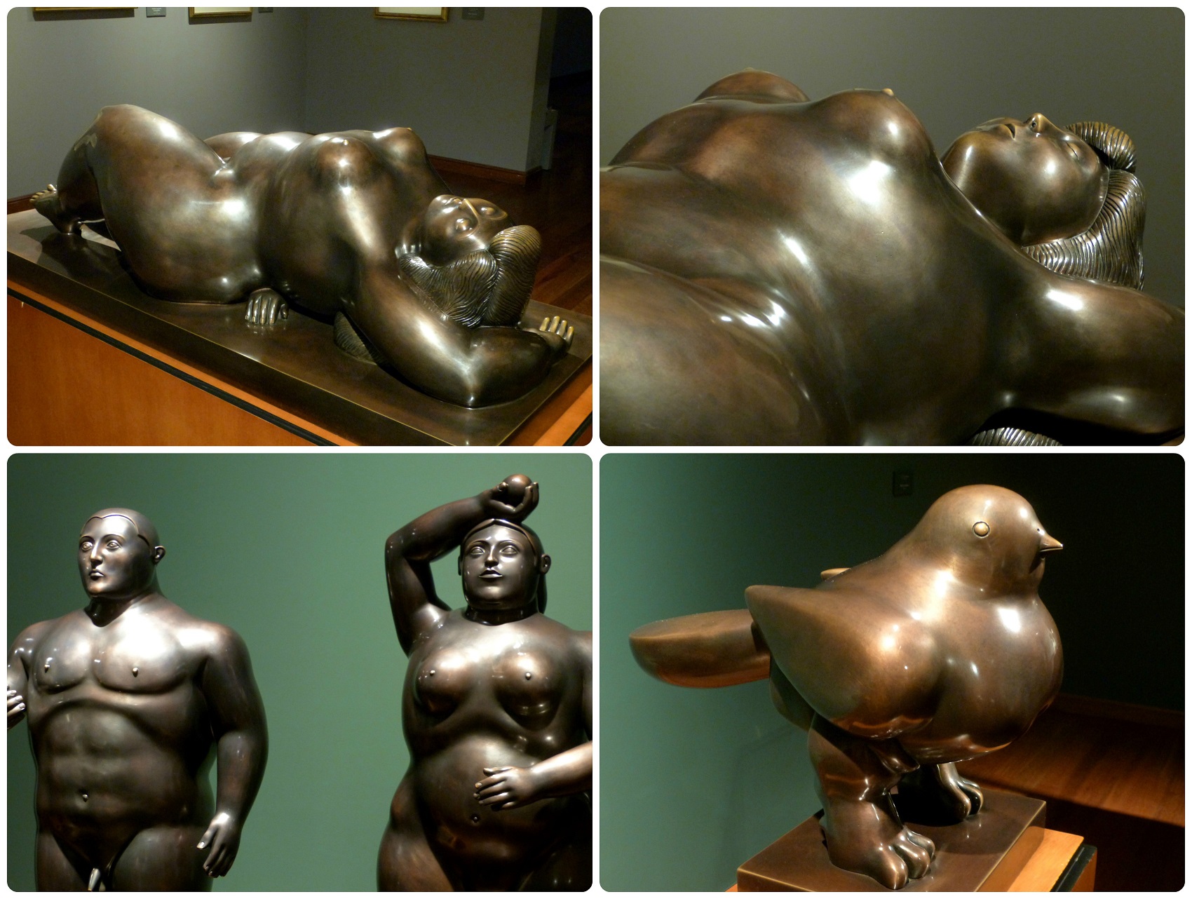 Esculturas de Botero en el Museo Botero de Bogotá