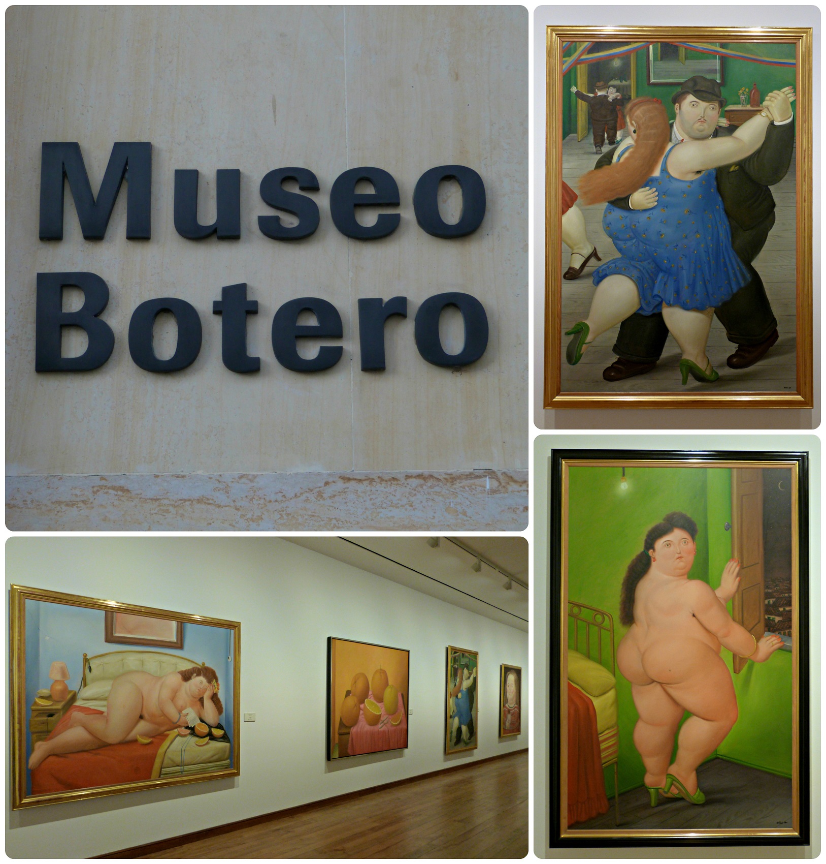 Cuadros de Botero del Museo de Arte de Bogotá