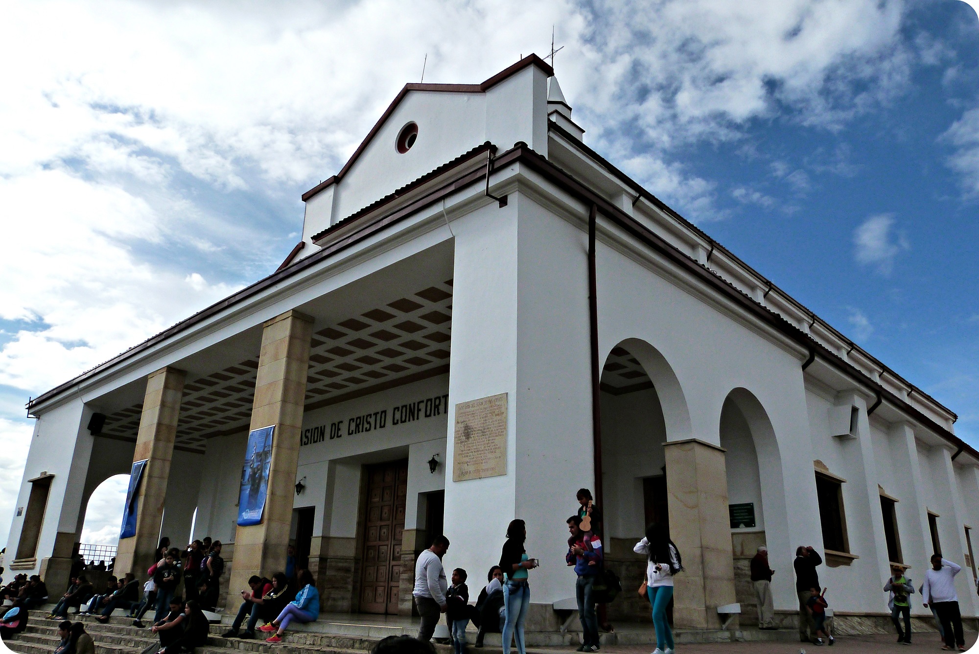 Eglise tout en haut de Monserrate à Bogotá
