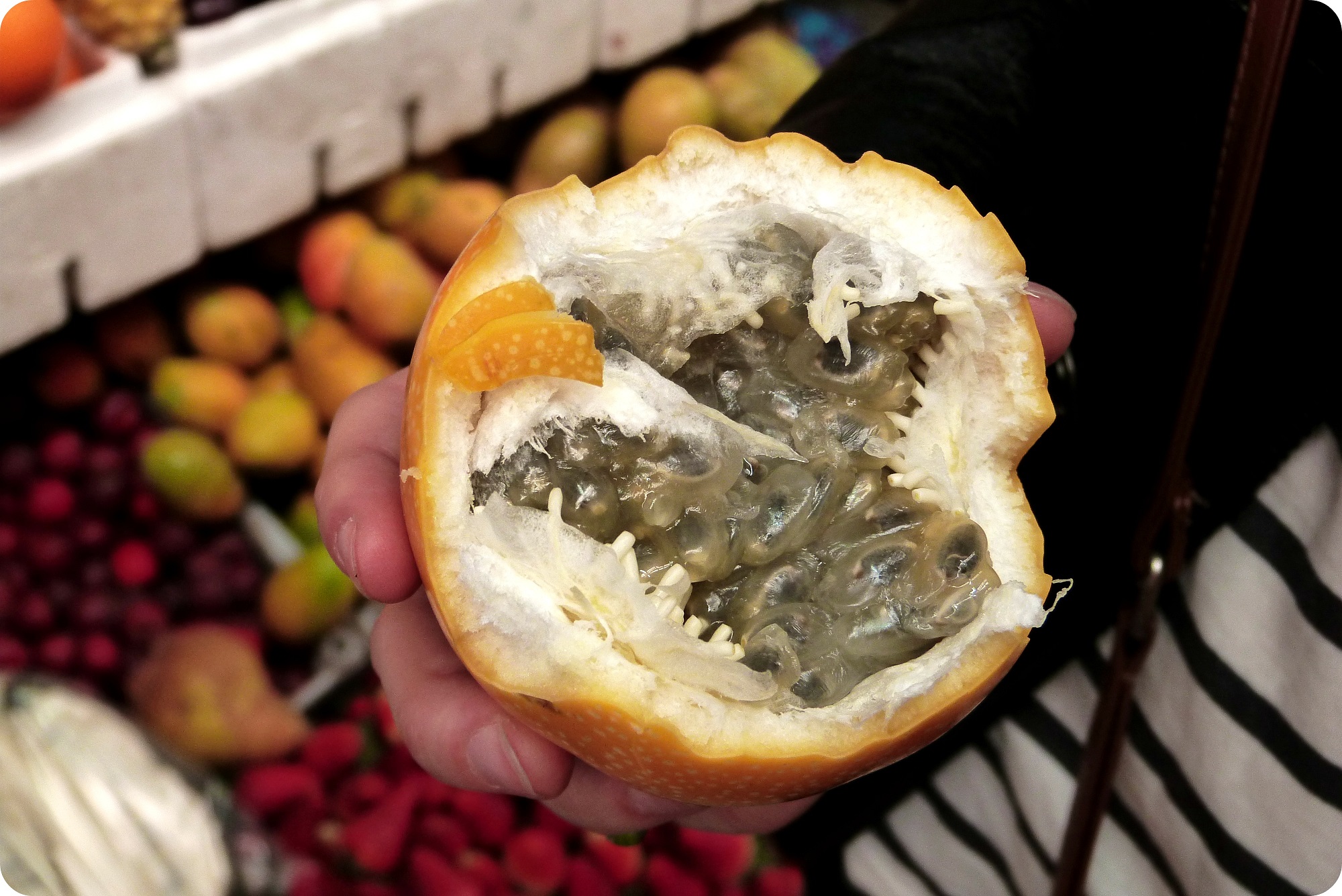 Fruit à pépins au marché de Bogotá