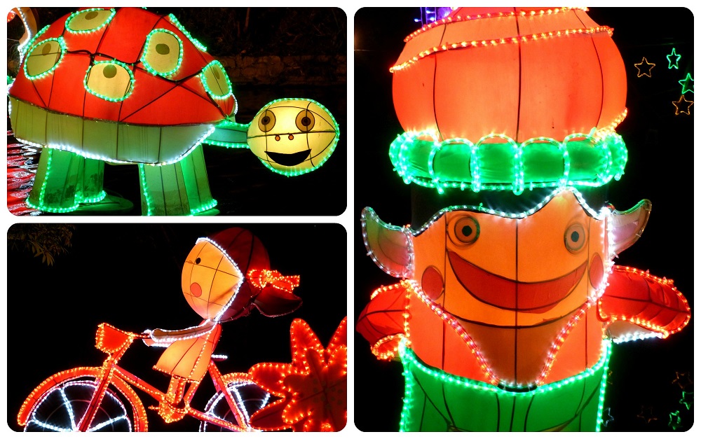 Illuminations au Parque de la Vida d'Armenia