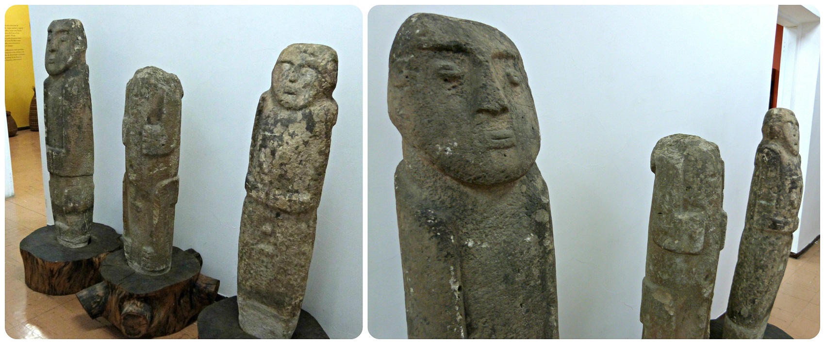 Statues au Musée d'histoire naturelle de Popayán