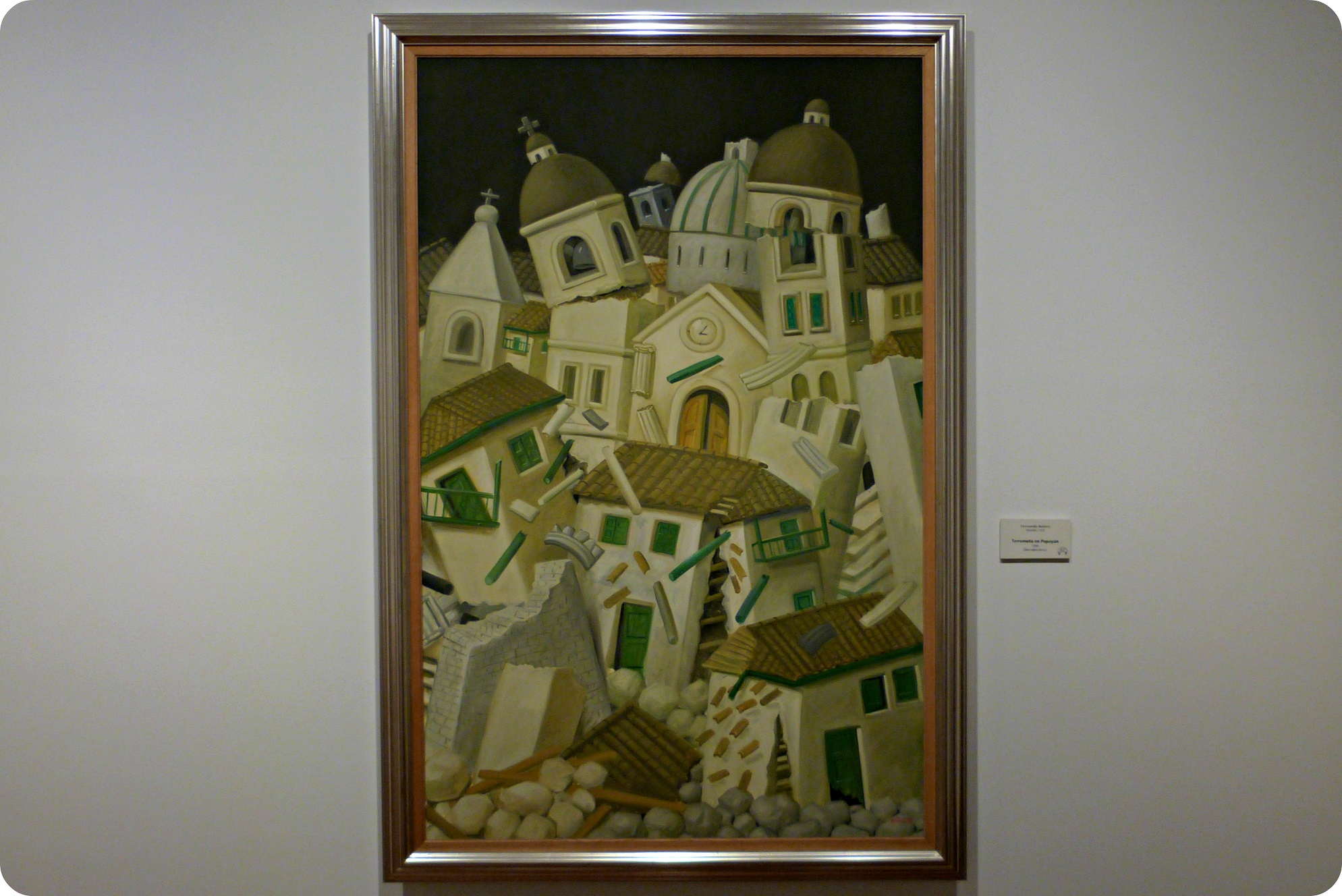 Tableau de Botero exposé au Musée Botero de Bogotá
