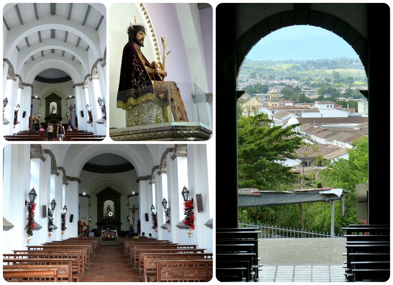 Intérieur de l'église de Belén de Popayán