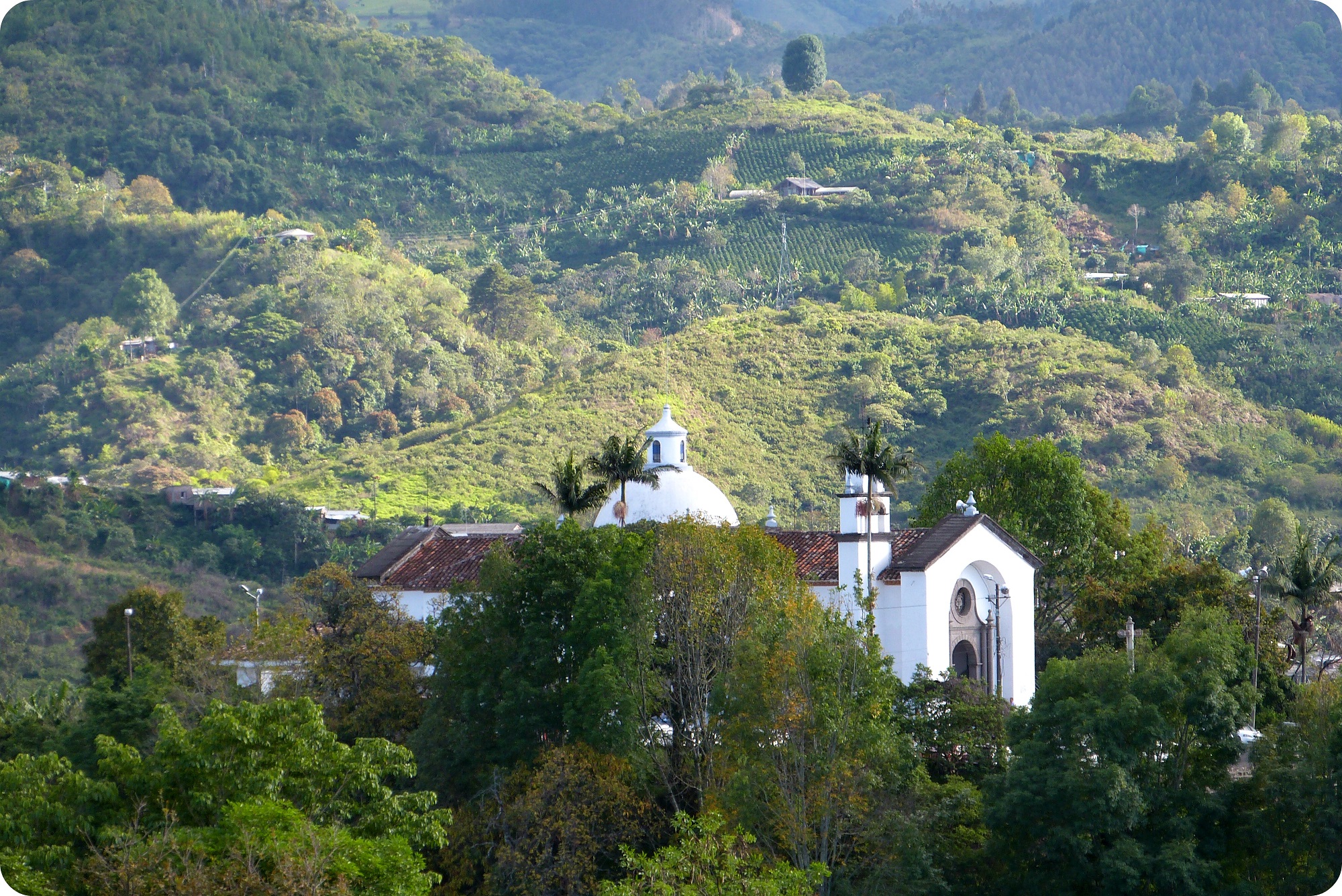 Vue sur Belén depuis le Morro del Tulcán de Popayán