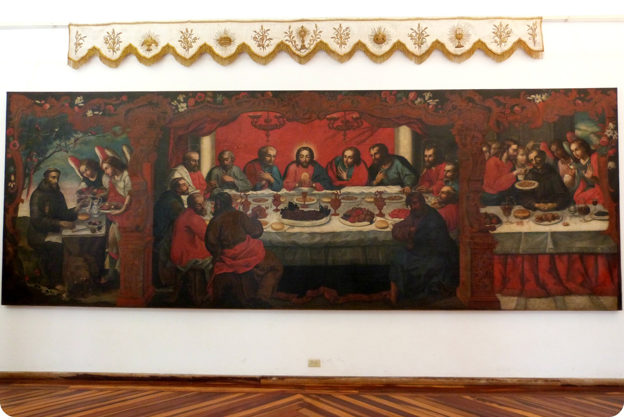 Tableau de la Cène au musée arquidiocesano de Popayán