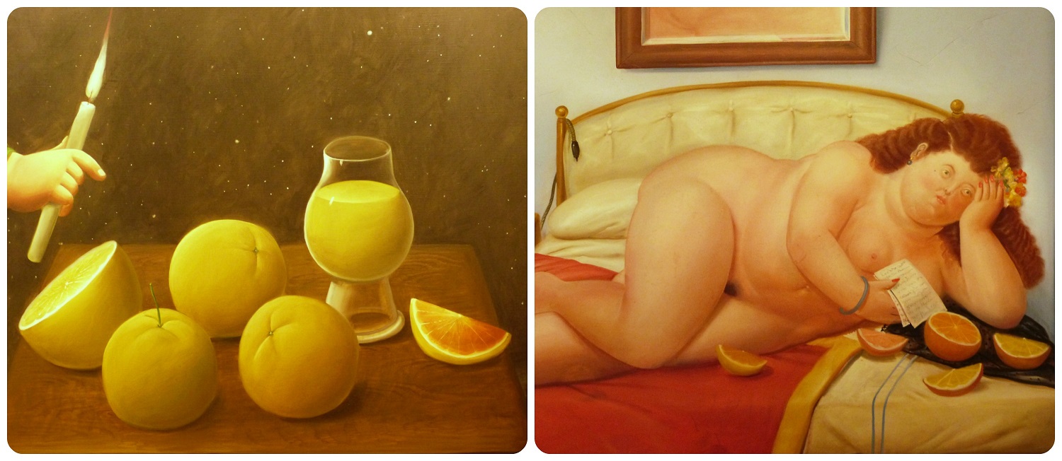 tableaux au Museo Botero de Bogotá