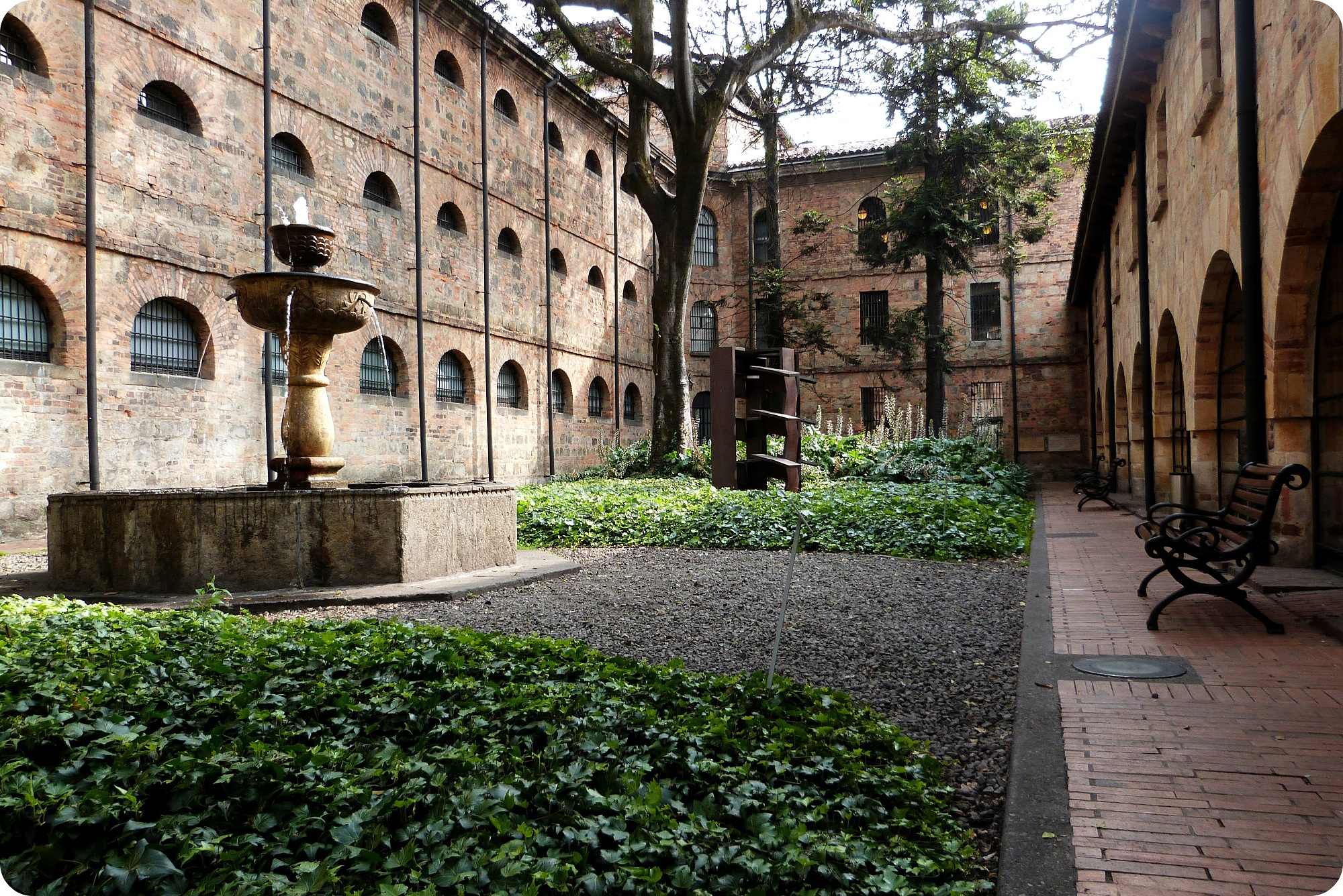 patio du Museo nacional de Colombia de Bogotá